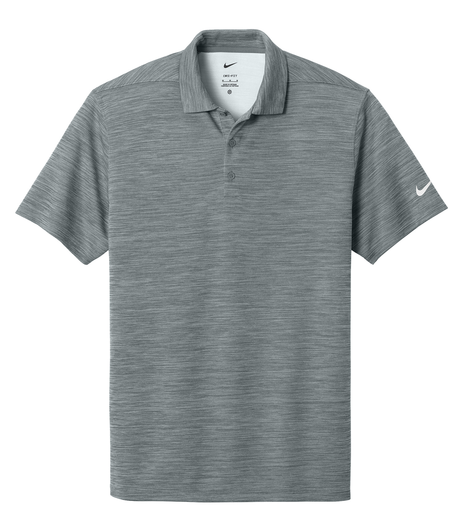 Nike NKFQ4792 NIKE Dri-FIT STRIATED POLO — Cool Grey