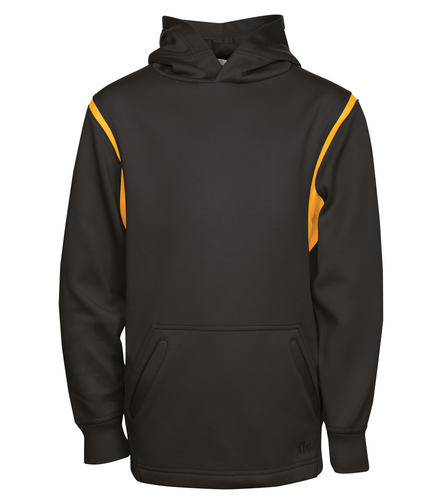 ATC™ Y2201 ATC™ PTECH® FLEECE VarCITY YOUTH HOODIE — Black/Gold